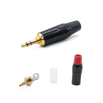 3.5mm stereo Plug Black Plated With G...