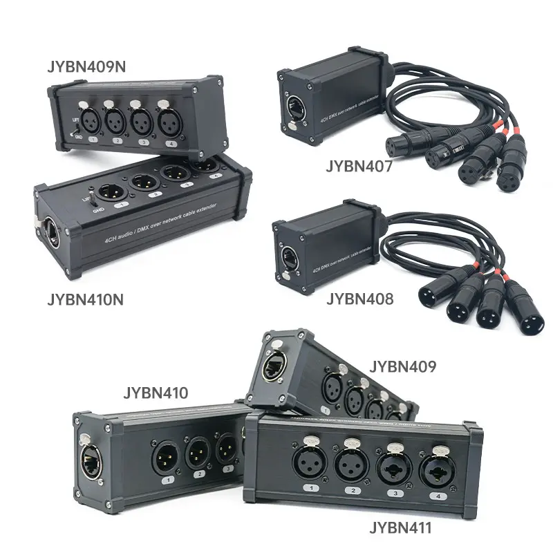 Ethernet Extenders for Pro Audio and DMX Lightsrvr