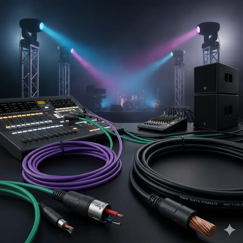 DMX vs XLR: The Ultimate 2025 Guide to Choosing the Right Cable for Your Stage and Studio