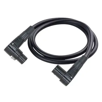 3-Pin Angled Male XLR to Angled Female XLR Microphone Cable CM040-XLRMR/XLRFR