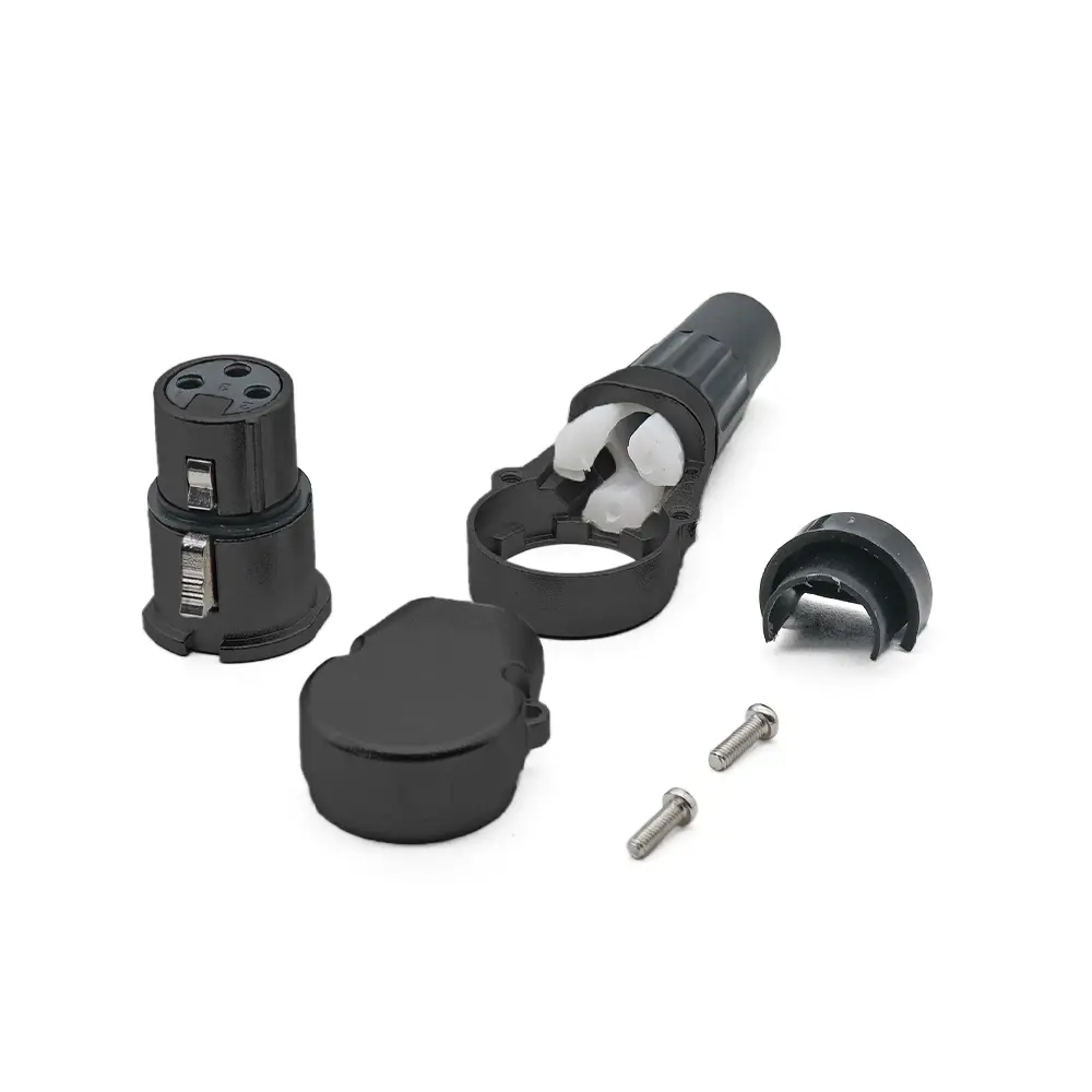 Female XLR 3-P Audio Connector JYA5087/JYA5088