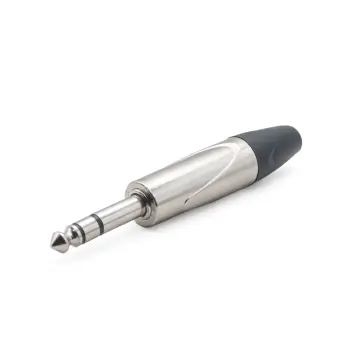 6.3mm straight stereo jack audio conn...