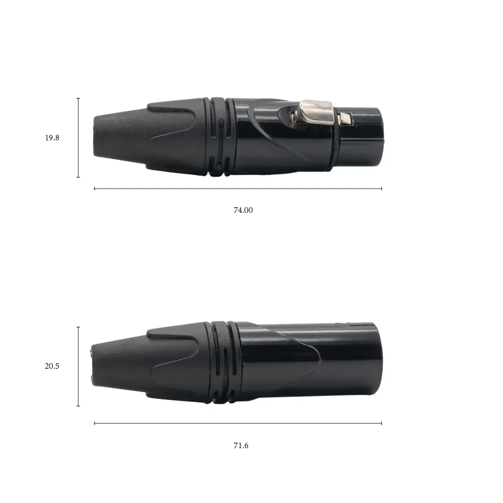 XLR 3-P Audio Connector JYS54&JYS55-product