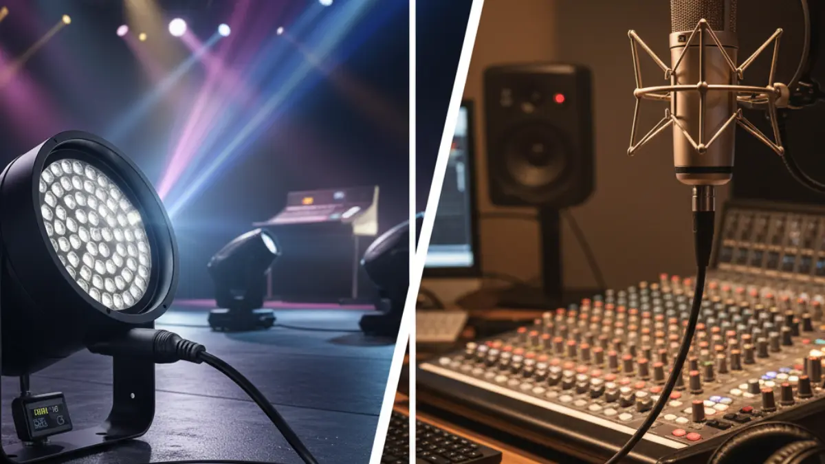 DMX Cable vs XLR Cable: What’s the Key Difference and Which One to Choose?