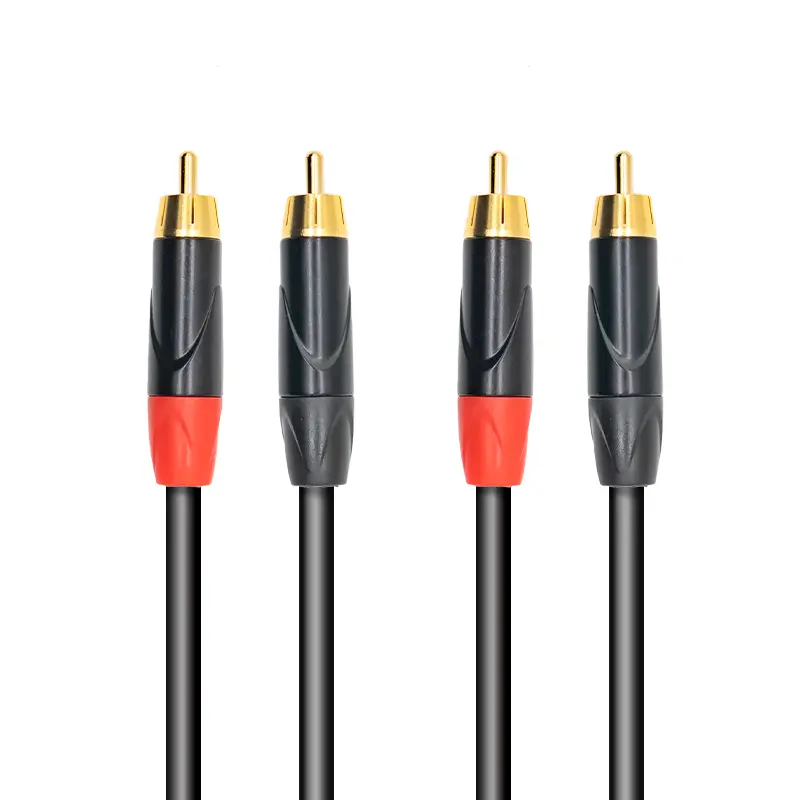 優質扁平電纜 2*RCA 轉 2*RCA JYCT106