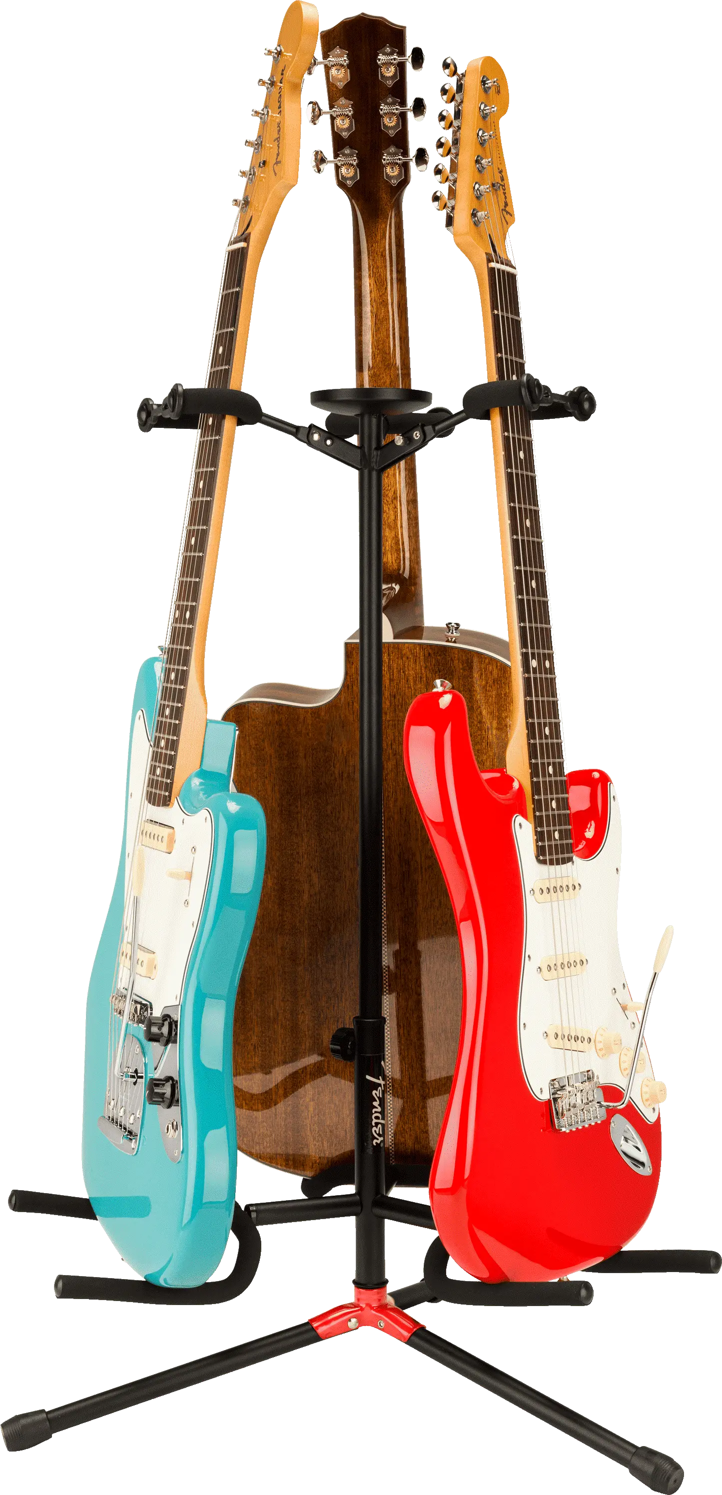 “Jumbo acoustic guitar placed on a deep-cradle stand with extended support arms and a tall backrest.”.png