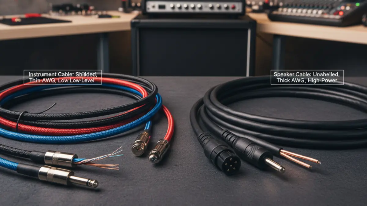 Instrument Cables vs Speaker Cables – Custom OEM/ODM with Jingyi Audio