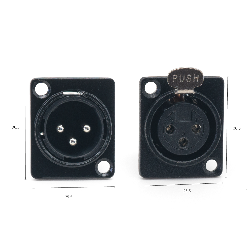 Unique Design Features of XLR Connector Socket Panel JYA5155&JYA5156