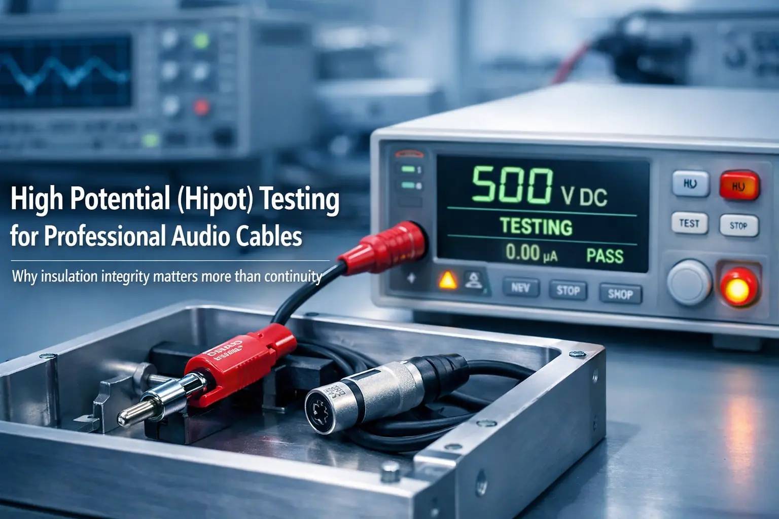 High Potential Test for Cable: 7 Practical Hipot Rules OEM Audio Buyers Use