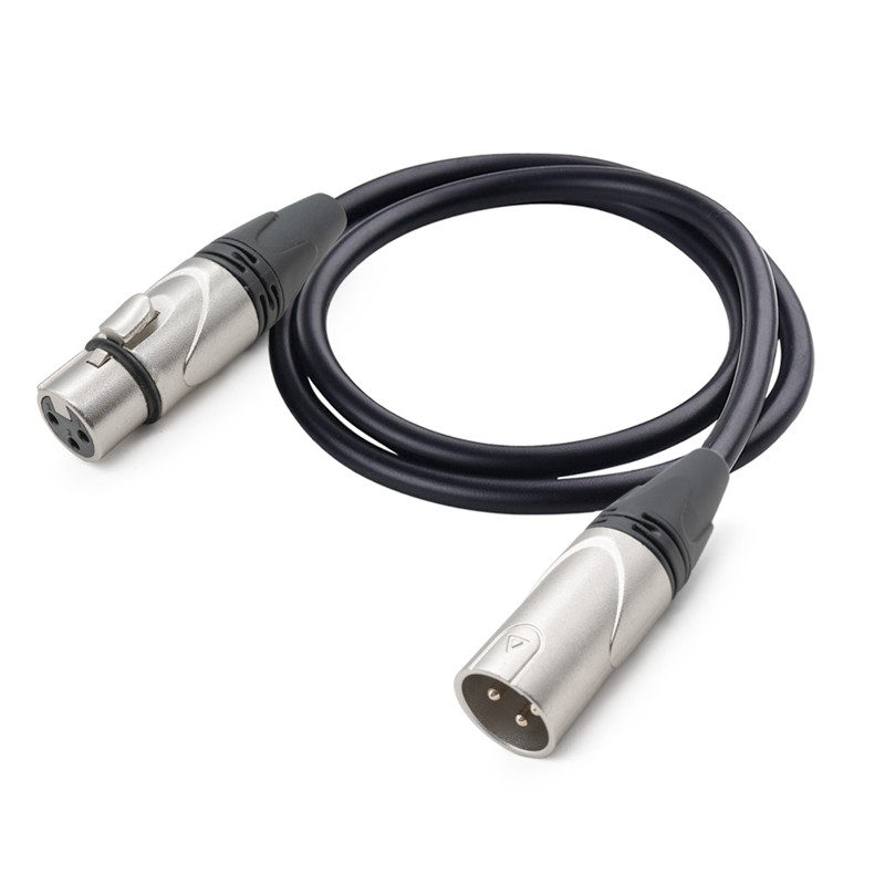 XLR 3-Pin Male to Female Audio Cable CM001-XLRM/XLRF