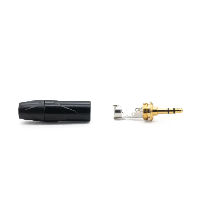 3.5mm stereo gold plated plug audio connector JYS19
