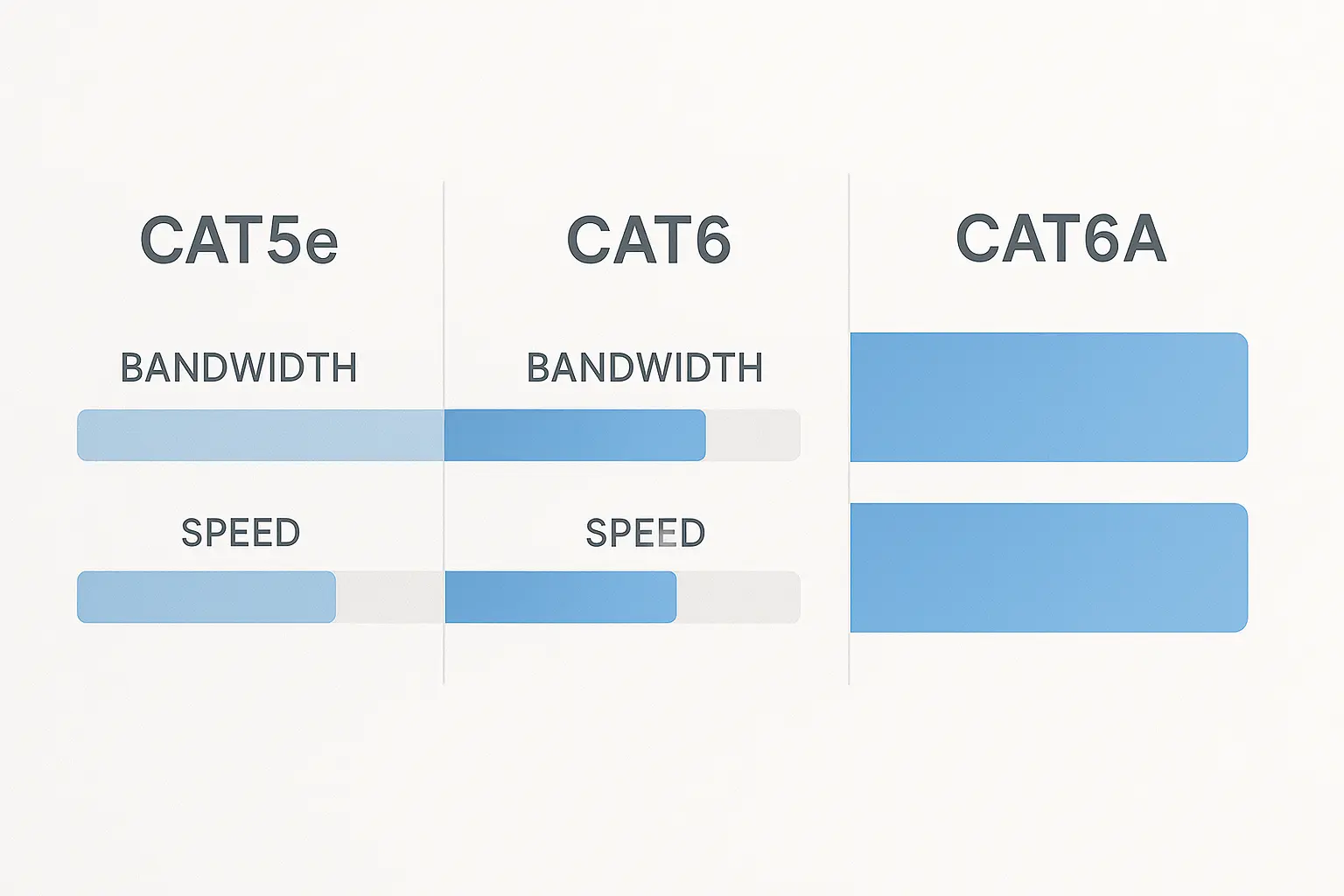 Comparison of pure copper Ethernet cable and CCA cable showing visible differences in conductor material..png