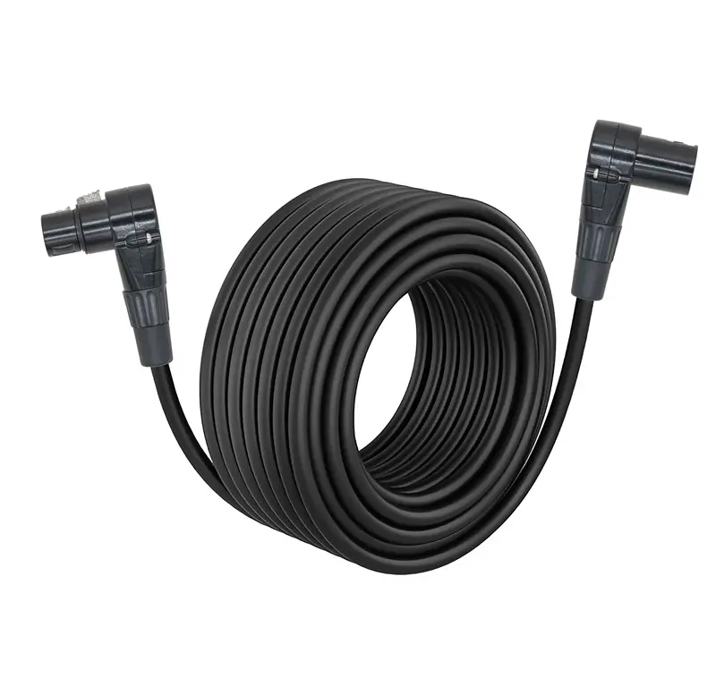 3-Pin Angled Male XLR to Angled Female XLR Microphone Cable CM040-XLRMR/XLRFR-product