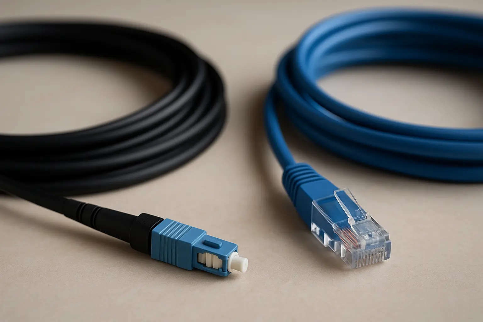 Fiber Optic vs Ethernet (2025): A Practical OEM Cable Guide for U.S. Manufacturers